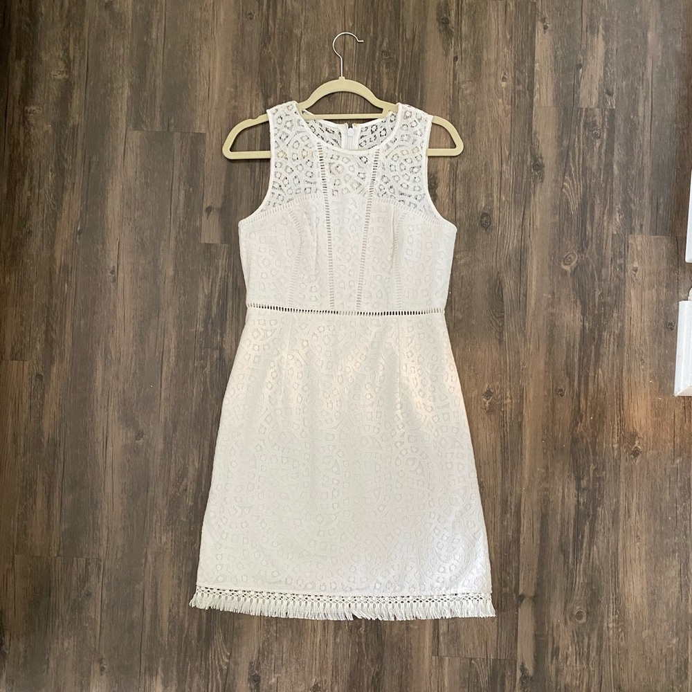 Lily Pulitzer White Patterned Dress